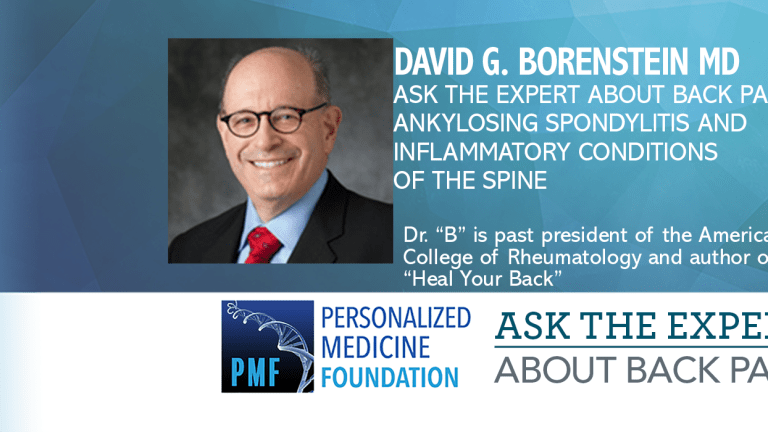 Ask The Expert About Back Pain, Arthritis and Inflammatory Conditions